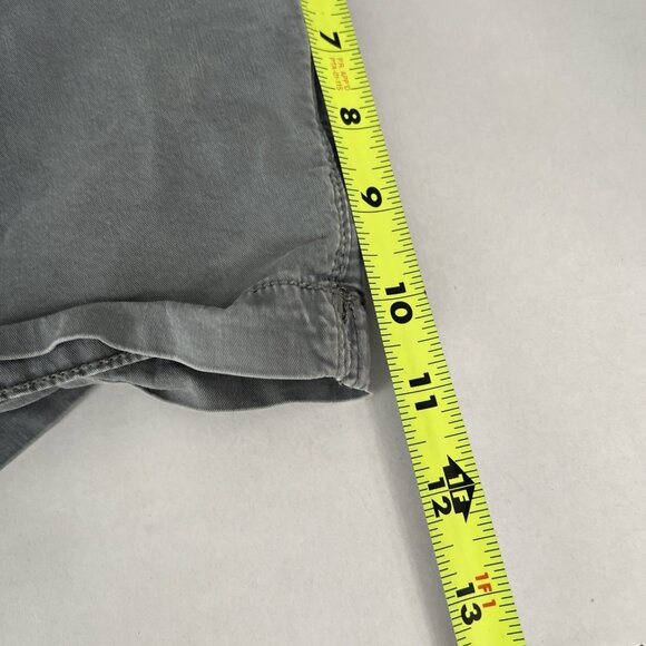 American Eagle Super Stretch Shortie Shorts Size 10 Solid Gray Pockets Zipper - Picture 8 of 12